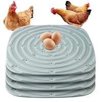 Hühner-Nistunterlagen, 30 cm, waschbar, Hühner-Nistmatten für Hühnerstall, Bettwäsche, weicher Schwamm, Geflügel, Nistkasten-Pads zum Legen von Eiern, Hühnerstall, Zubehör für Hühner und Vögel, Grau
