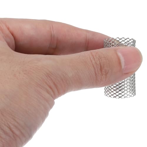 Image of PATIKIL 4 Pcs 18mm OD Strainer Mesh, 30mm H Screen Y Shaped Strainer Filter Valve Mesh Screen 304 Stainless Steel Strainer Mesh for Debris Pump Water Oil Separation