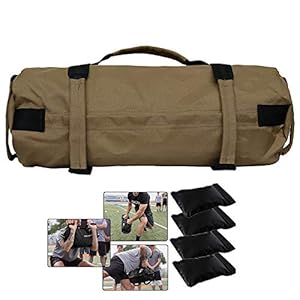 Yajun Fitness gewichten zandzakken training oefening yoga last dragen met 4 verstelbare vulzandzakken voor vrouwen mannen