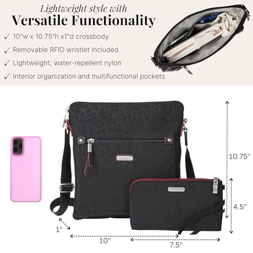 Image of Baggallini womens Go Bagg With Rfid Phone Wristlet