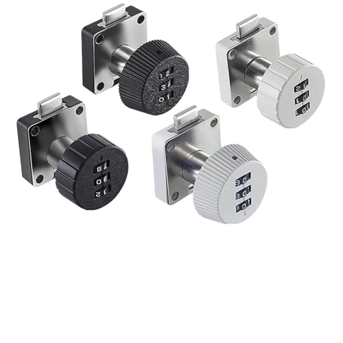 Serrure à code en alliage de zinc pour tiroir compact et robuste - 2