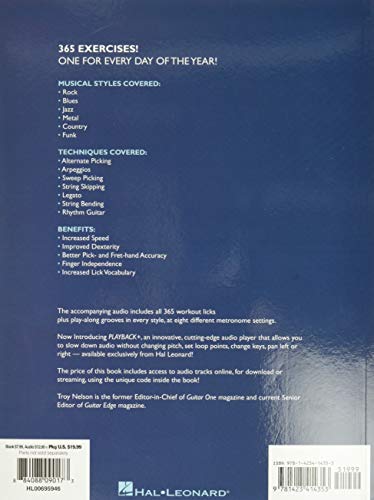 Guitar Aerobics: A 52-Week, One-lick-per-day Workout Program for Developing, Improving and Maintaining Guitar Technique Bk/online audio - Image 3