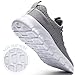 RJYWGS Sneakers for Men Women Running Tennis Gym Sneaker Slip On Comfortable Lightweight Athletic Workout Fashion Sports Shoes Light Gray Size Women 8/ Men 6.5