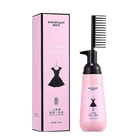 Hair Straightening Cream,3 Second Straight Hair-Cream Hair Straightening Protein Treatment 1 Step Protein Smoothing Professional 150ml Results Straight Hair Treatment Creams Tool for Curly Hair
