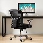 Sweetcrispy Ergonomic 500lbs Wide Heavy Duty Big and Tall Home Office Chair with Adjustable Lumbar Support and Wheels, 3D Armrest, for Adults - Image 2