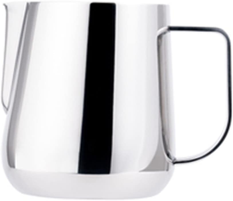 Milk Frothing Pitcher Pull Flower Cup Coffee Machine Milk Foam Appliance for Coffee Latte Art(Silver,70x90x105mm)