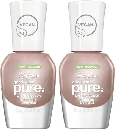 Sally Hansen Good.Kind.Pure Geode to Joy Collection - Nail Polish - Powder Room - 0.33 fl oz (Pack of 2)