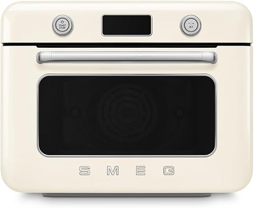 Smeg 10-in-1 Cream Retro Countertop Oven COF01CREU