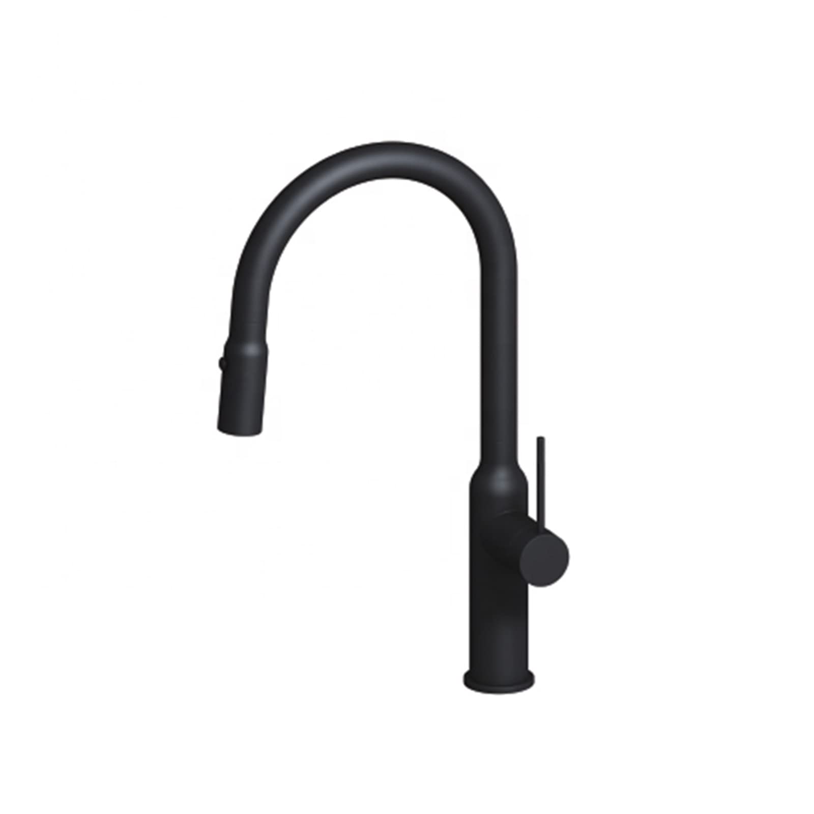 VDOQTLJT Faucet Single-Handle Kitchen High Arc Faucets with Pull Down Sprayer Modern Countertop Mount Sink