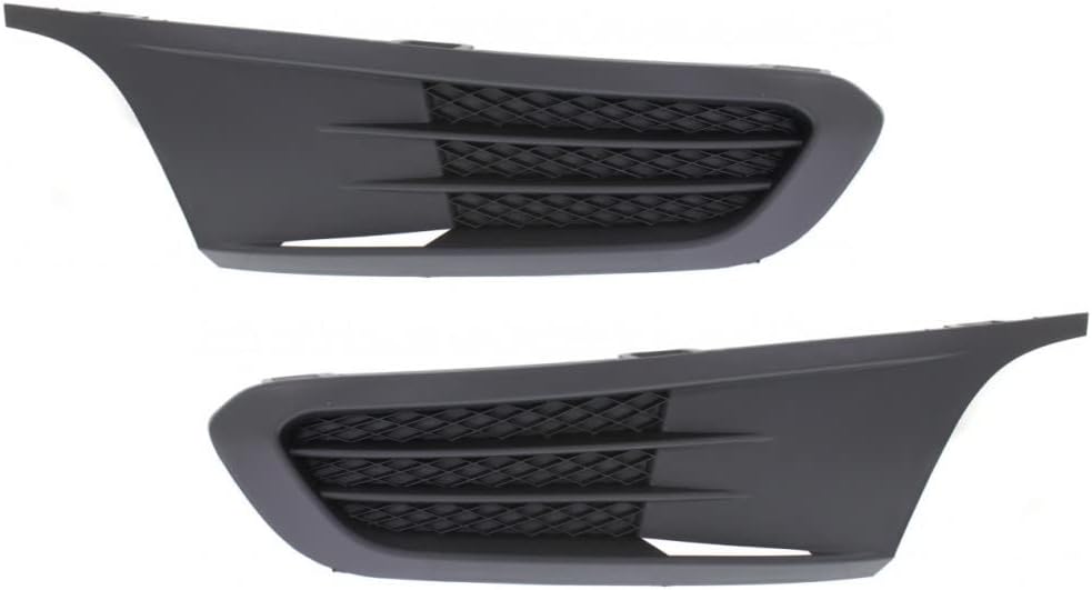 For Volkswagen Jetta 2011 2012 2013 2014 Fog Light Cover Hole Driver and Passenger Side | Pair | Sedan | Replacement For VW1038119, VW1039119 | 5C68536659B9, 615343592466, 5C68536669B9