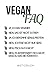 Produktbild VEGAN FAQ JA, ICH BIN VEGANER NEIN, DAS IST NICHT EXTREM NOTIZBUCH: DIN A5 Tagesplaner | Vegan lustig | Notizbuch Schule | Geschenke für Veganer | ... | Nachhaltiger Adventskalender | Notizblock