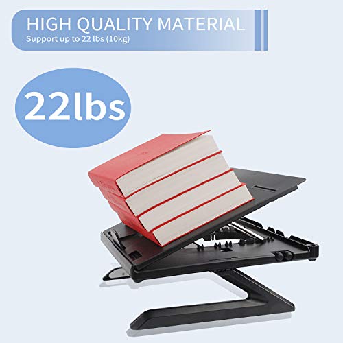 Laptop-Stand-for-Desk-Dual-Phone-Holders-Multi-Angle-Ergonomic-Adjustable-Computer-Stand-for-Laptop-Portable-Foldable-Riser-with-Heat-Vent-Compatible-with-All-Laptops-of-10-17-Inches-Matte-Black