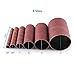 LotFancy 24PCS Spindle Sanding Sleeves, 80 Grit, Aluminum Oxide Abrasive, 4-1/2” Length (4 Each of 1/2”,3/4”,1”,1-1/2”, 2” and 3”