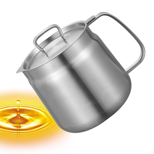 Olla de filtro de cocina en acero inoxidable pulido con soporte anticaída 8
