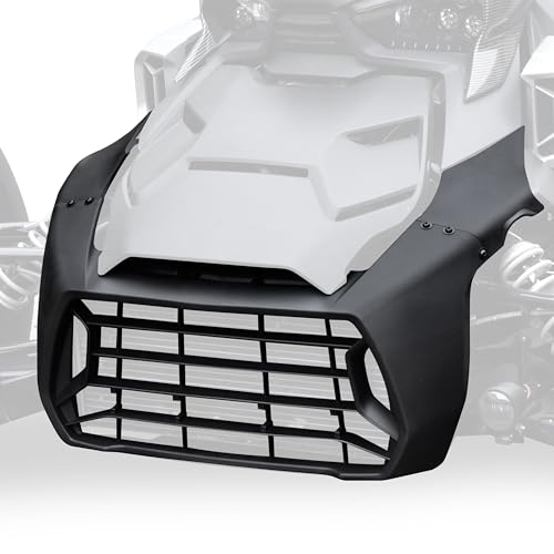SAUTVS Front Fascia for Can-Am Ryker, Black Combination Front Fascia Kit for Can Am Ryker 600 900 Sport & Ryker Rally Edition All Models Accessories, Replace #705010722