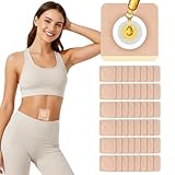 Castor Oil Belly Button Patch - Natural Digestive & Relaxation Aid for Wellness, Overnight Absorption, Supports Digestion, Skin Health & General Wellness, Hypoallergenic, 50 Patches per Pack
