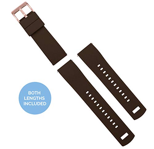 Image of BARTON Elite Silicone Watch Bands - Gold Buckle Quick Release