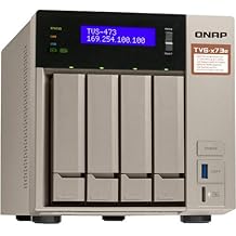 QNAP Turbo NAS TVS-473e NAS Storage, AMD RX-421BD, 32GB DDR4, 2TB SSD for Ultra Fast Storage, 16TB HDD, Radeon R7 Graphics, RAID, QTS 4.3 Operating System