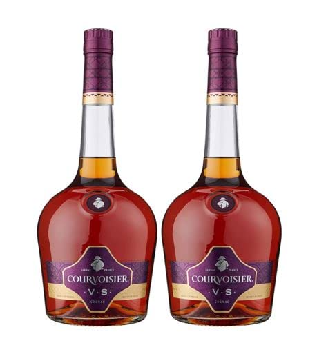 Courvoisier VS Cognac 1 Litre Bottle x 2 Pack