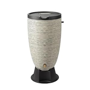 Newport Slate Rain Barrel with Stand and Lid