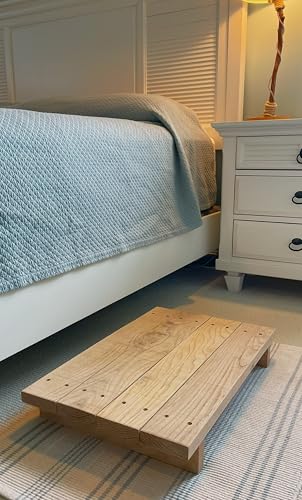 Classic Amish Reclaimed Wood Step/Stool/Platform. Half Step Height. Indoor Outdoor.