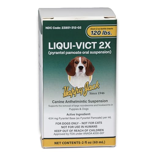 Liqui-vict 2X Canine Anthelmintic, NDC Code: 23851-312-02, ANADA#200007