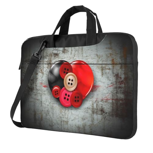 Sac pour ordinateur portable imprimé café et beignets avec bandoulière