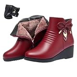 Vêtement d'hiver polyvalent : parfait pour la neige, les bottes d'hiver de soutien de la voûte plantaire sont conçues à la fois pour le style et la praticité. Associez-les à des tenues décontractées, des jupes ou des leggings pour un look chic prêt pour l'hiver