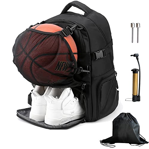 Mocoli Basketball Rucksack, Sportrucksack mit Schuhfach Basketball Tasche...