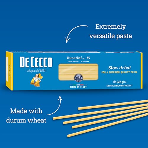 Image of De Cecco Bucatini No. 15 Pasta, 16 Oz