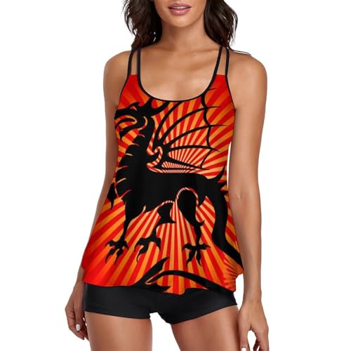 Maillot de bain bikini tankini femme pour vacances et spa noir