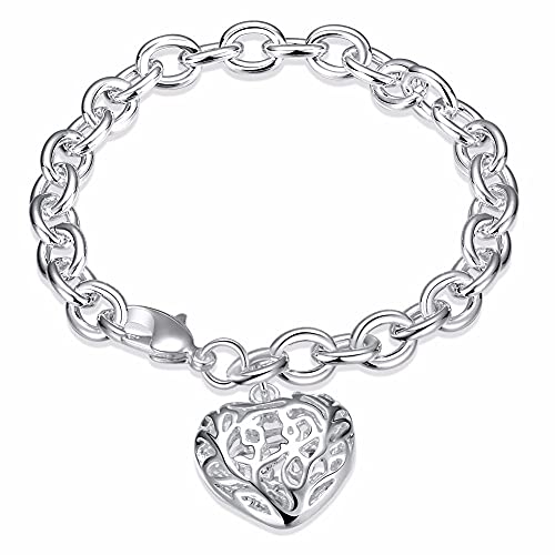 Bijoux Feng Shui femme : bracelet chaîne épaisse 8 pouces et fermoir homard