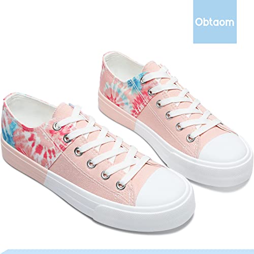 Image of Obtaom Unisex Canvas Shoes Low Top Fashion Sneakers Slip on Walking Shoe