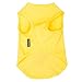 Blueberry Pet Cherry Soda Candy Cotton Dog Tank Top T Shirt in Sunshine Yellow, Back Length 14