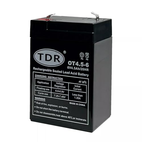 TDR OT4.5-6 6V 4.5Ah Gel Battery
