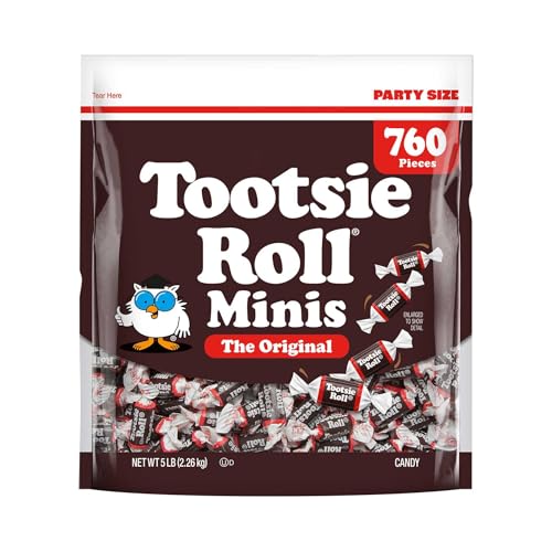 Tootsie Roll Chocolate Minis Chewy Candy, 5 lbs. miniatura 1