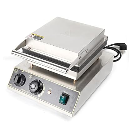 Waffeleisen Herzwaffel, 1750W Herzwaffel Waffeleisen Belgische Herzform, Kommerzieller Waffle Maker, Edelstahl, Antihaftbeschichtung, 49 x 39 x 33 cm – Bild 7