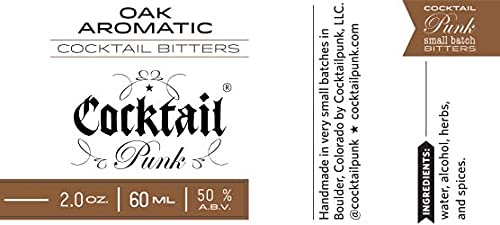Miniatura 3 de CocktailPunk Cocktail Bitters - Artesanía en lotes pequeños  Fabricado en Estados Unidos con frutas y especias orgánicas naturales sin OMG Oak