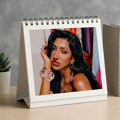 Image of Katseye Desk Photo Album - Premium Spiral Display (24 Glossy Laminated Photos Front Back)