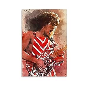 Eddie Van Halen 14 Poster Canvas Art Poster en Muur Art Picture Print Moderne Familie slaapkamer Decor Posters 12x18inch…