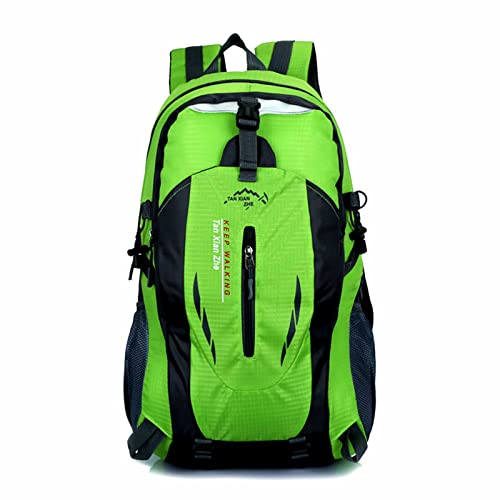 Zeroall 40L Mochila de Senderismo Impermeable Mochila de Marcha Trekking Camping Deporte al Aire Libre(Verde) Cover