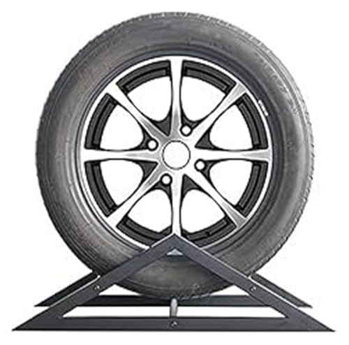 YAYREC Supporto in Acciaio a Parete per Pneumatici， Grande espositore for Cerchi di Pneumatici, Ripiani for Pneumatici for Auto, Porta Pneumatici salvaspazio for Garage