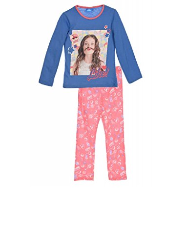 Soy Luna - Pijama NIÑA niñas Color: Azul Talla: 6 años