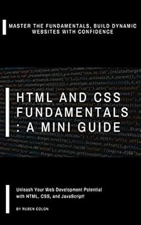 HTML and CSS Fundamentals: A Mini Guide (English Edition) eBook : Colon ...