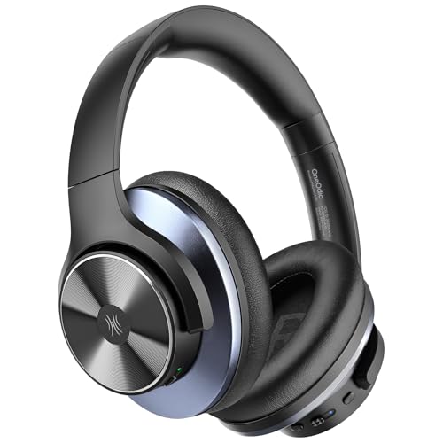 OneOdio Focus A10 - Hybrid Active Noise Cancelling Headphones, Wireless Over-Ear Headphones with 62H Playtime, Fast Charging, Hi-Res Audio, Clear Calls, Bluetooth & Wired Mode for Travel Work by OneOdio - Used condition - US$49.99