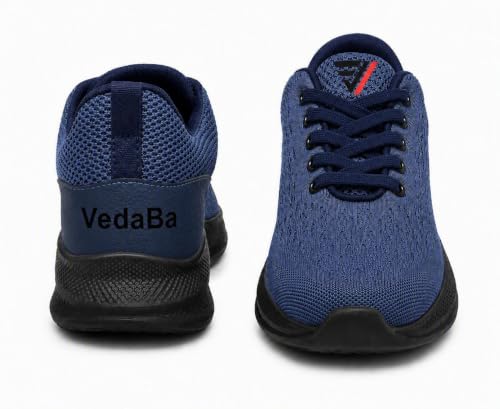 Image of Unisex Kids Sports Shoes | Lightweight Lace-Up Sneakers | Breathable Mesh Upper | Cushioned Sole | Comfortable Walking Running Casual Shoes for Boys & Girls