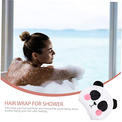 minkissy 3 Peças Touca De Cabelo Seco De Desenho Animado Turbantes De Cabelo Para Mulheres Meninas H