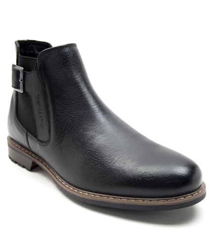 Image of THOMAS CRICK Premium Leather Shoes Versatile Elegance and Comfort Chelsea Boots