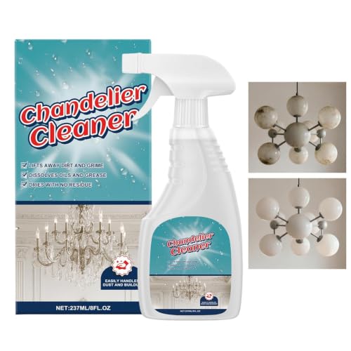 Spray Detergente E Per La Cura Dei Lampadari, 230 Ml Detergente Per Lampadari In Vetri, Cristall E Acrilico
