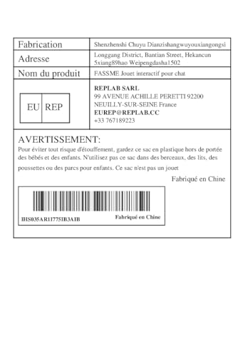 Brinquedo interativo para gatos de pássaro, brinquedo de pelúcia para gatos, chilrear automático, br